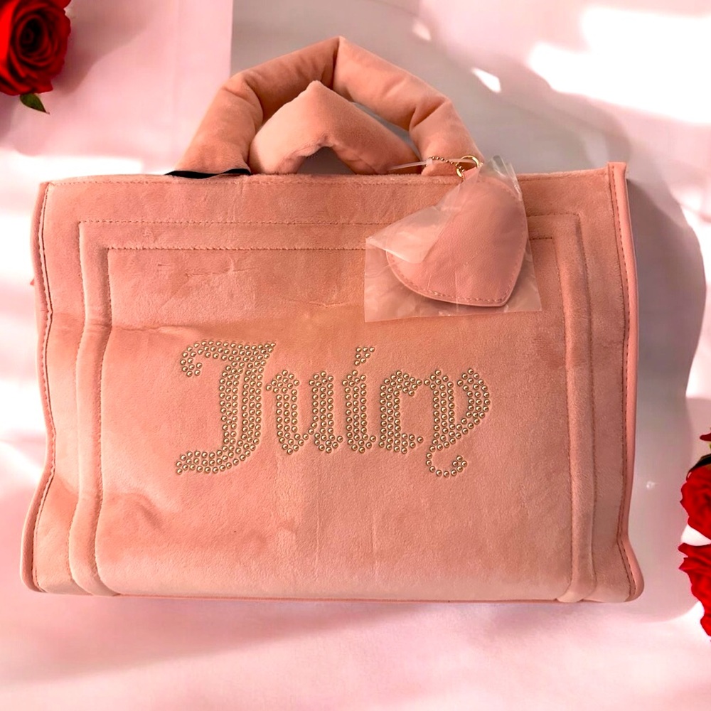JUICY COUTURE Pink Diamond Extra Spender Tote LRG NWT